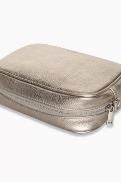JANICE Tassen^Leren Crossbody Dames Bruce Gun Metal