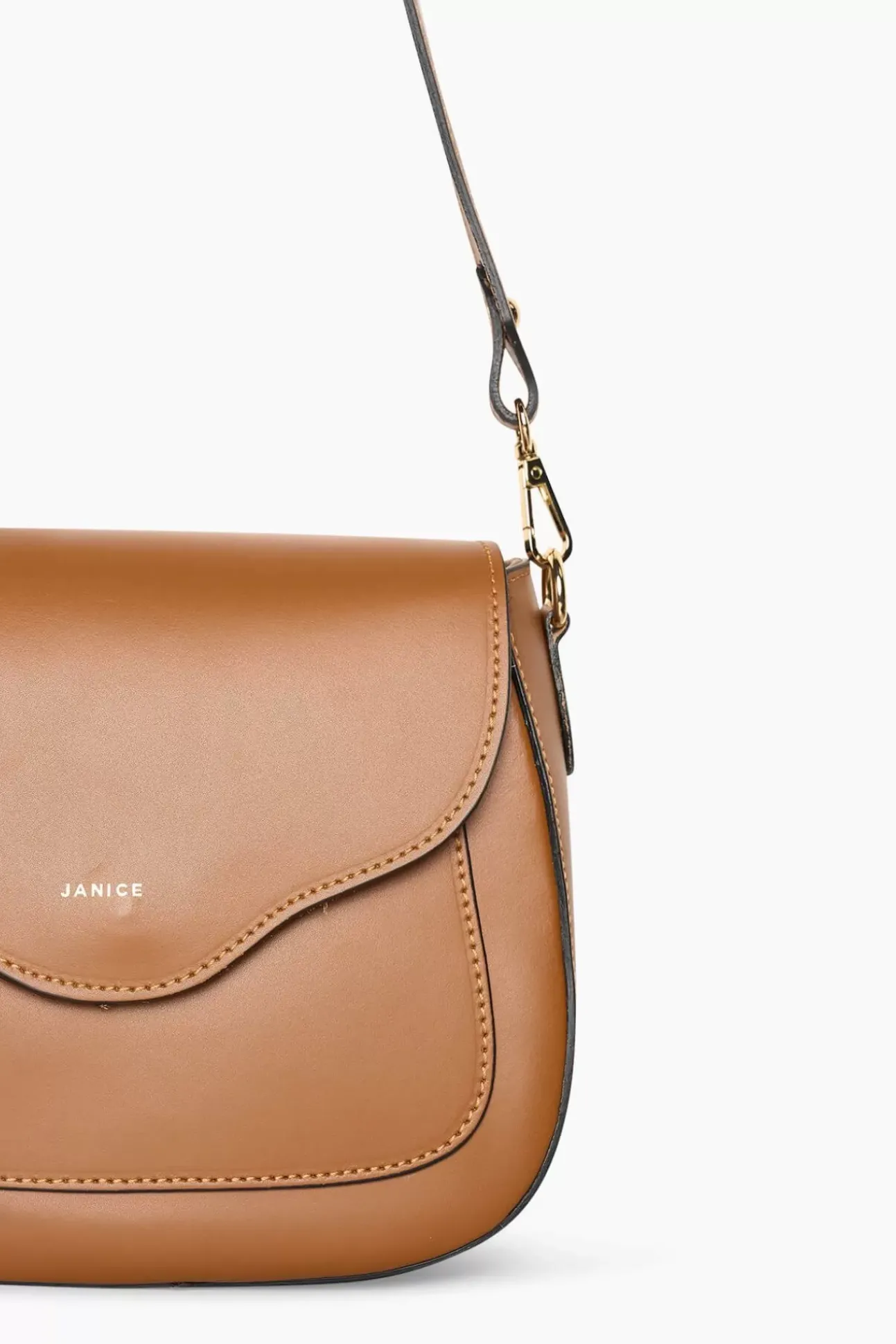 JANICE Tassen^Leren Crossbody Dames Nixon Cognac