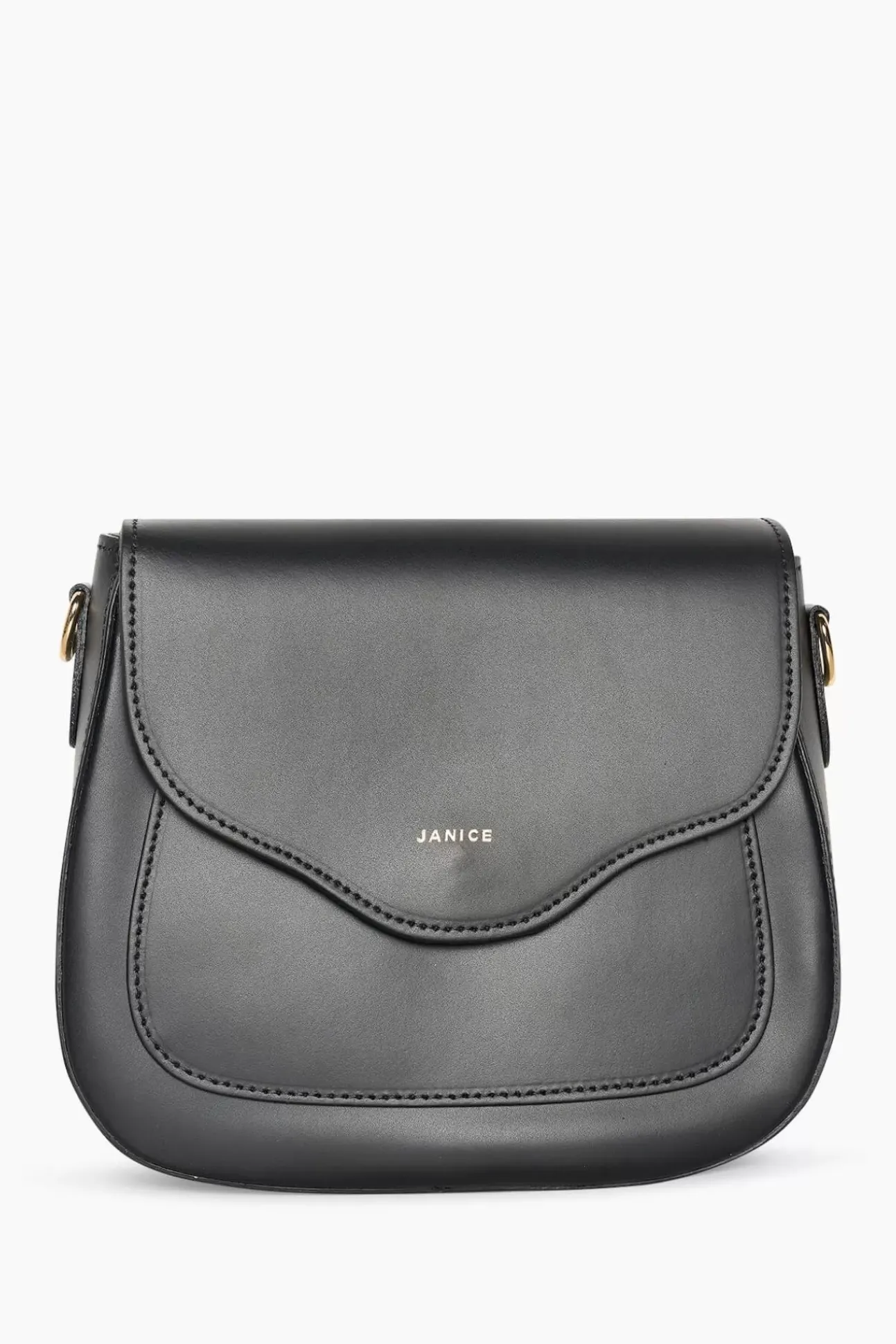 JANICE Tassen^Leren Crossbody Dames Nixon Zwart
