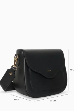 JANICE Tassen^Leren Crossbody Dames Nixon Zwart