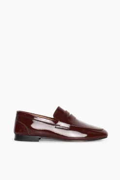 JANICE Loafers^Loafer Dames Leer Burt Burgundy
