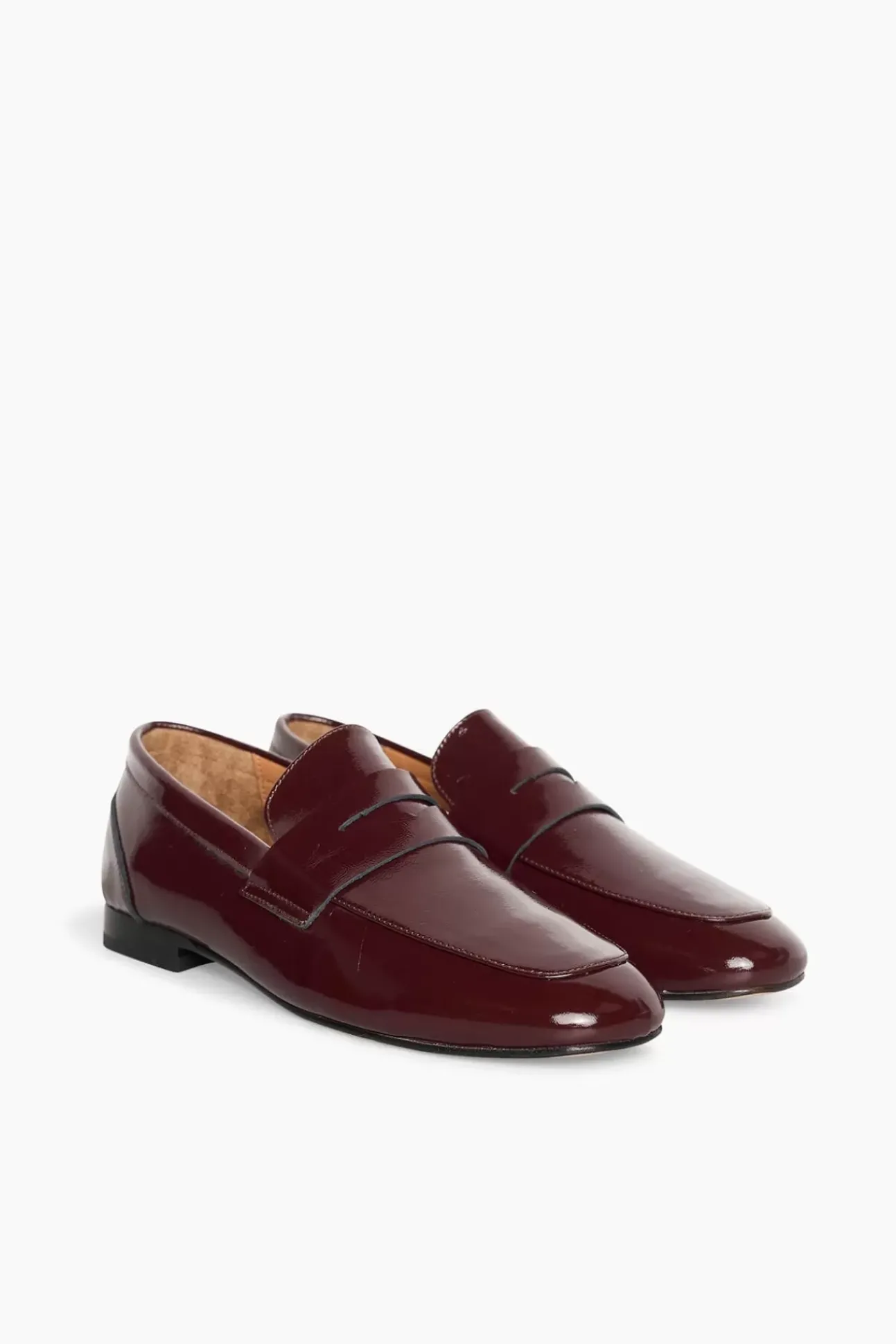 JANICE Loafers^Loafer Dames Leer Burt Burgundy