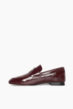 JANICE Loafers^Loafer Dames Leer Burt Burgundy