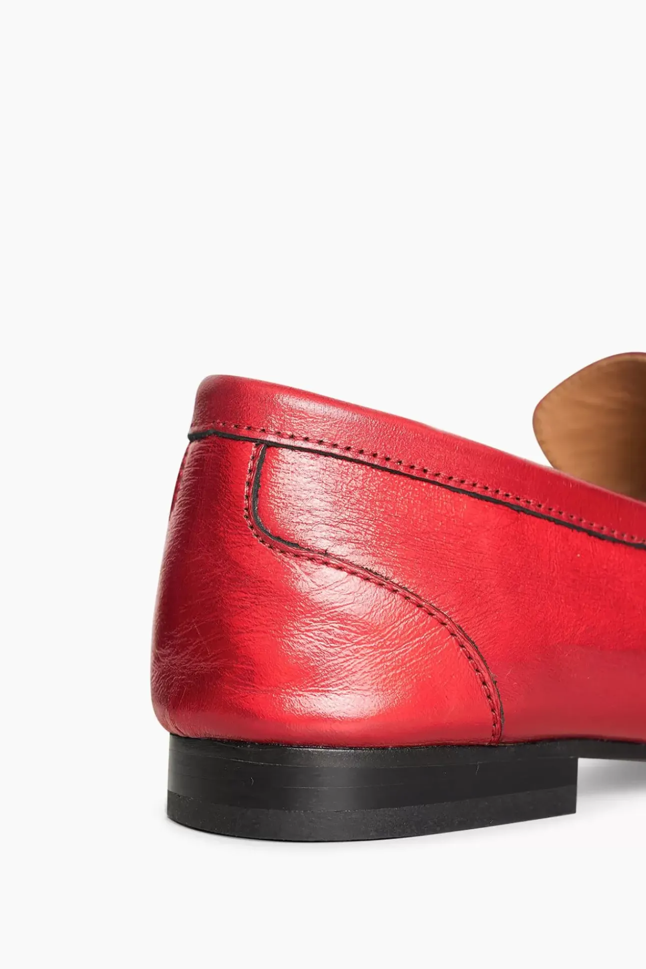 JANICE Loafers^Loafer Dames Leer Burt Rood