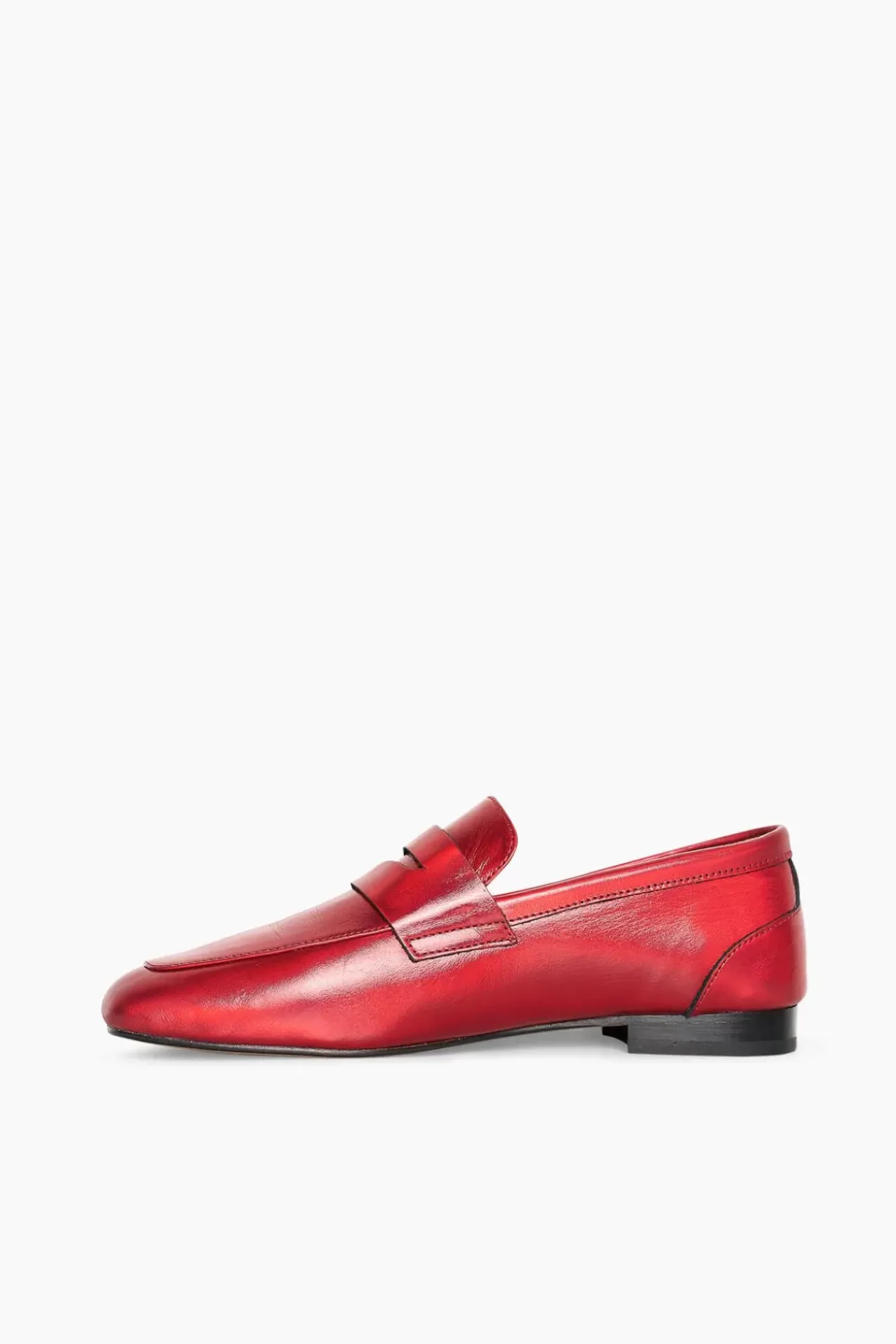 JANICE Loafers^Loafer Dames Leer Burt Rood