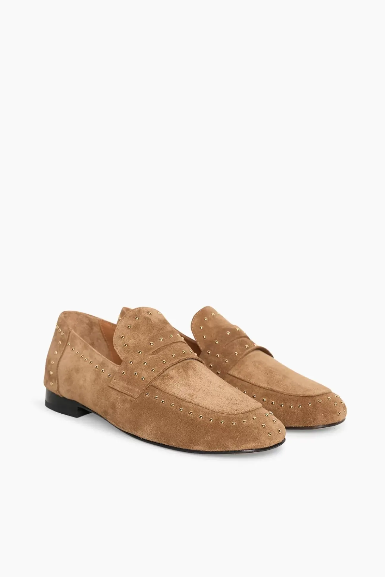 JANICE Loafers^Loafer Dames Suede Studs Burt Bruin