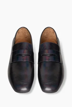 JANICE Loafers^Loafer Dames Zwart Leer Lak Burt