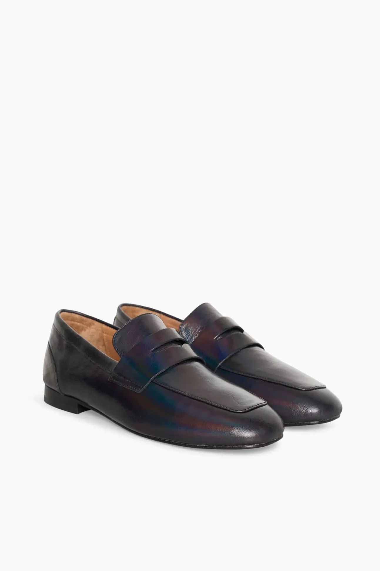 JANICE Loafers^Loafer Dames Zwart Leer Lak Burt