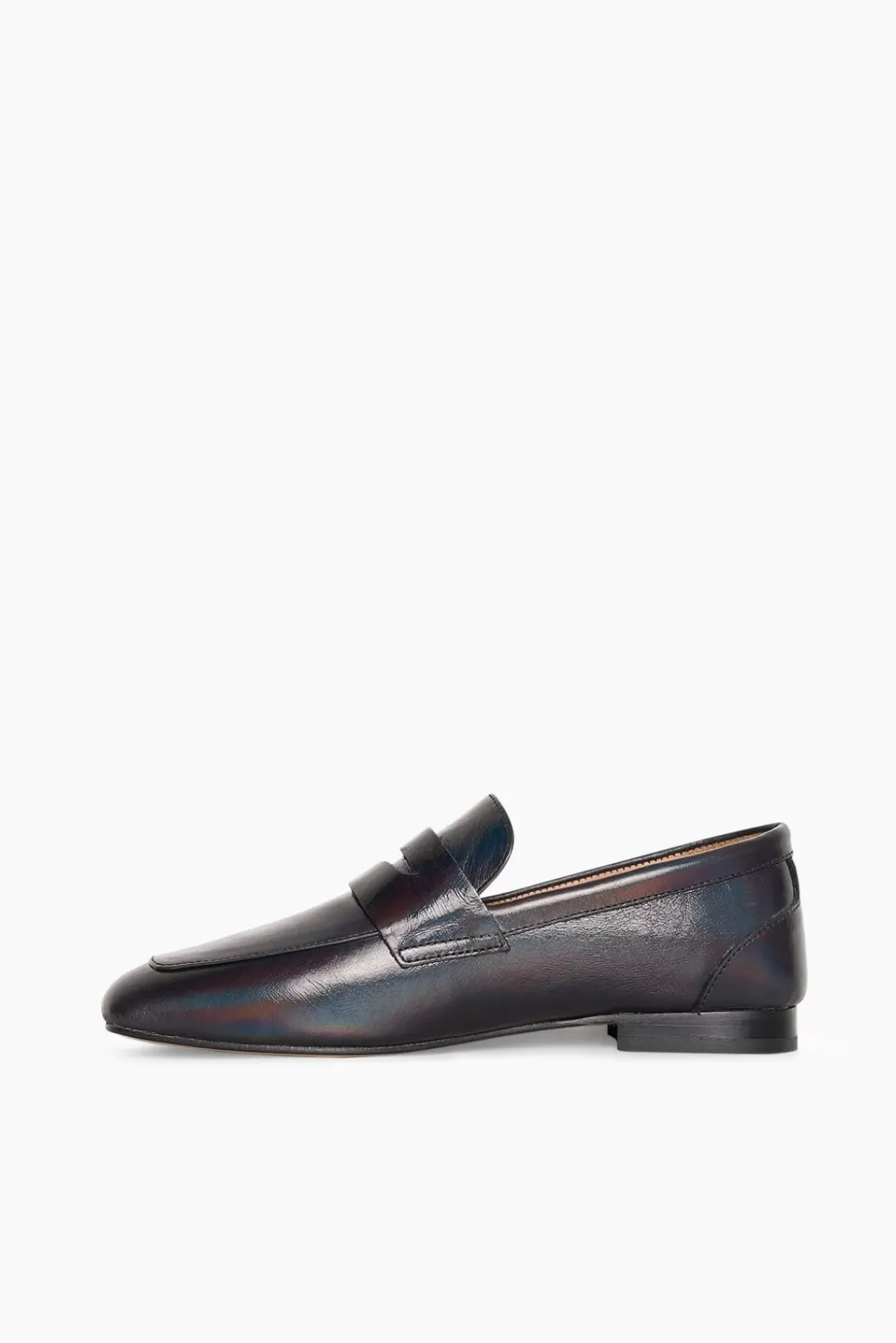 JANICE Loafers^Loafer Dames Zwart Leer Lak Burt