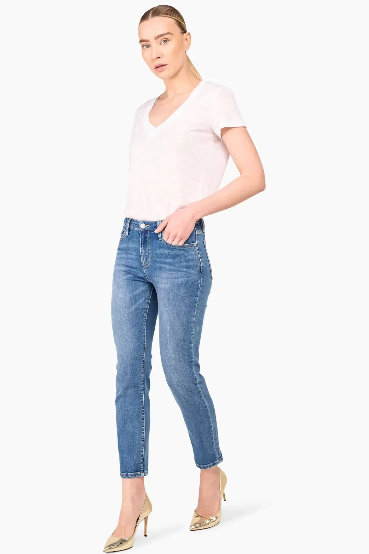 JANICE Denim^Mom Jeans Cooper Blauw 405