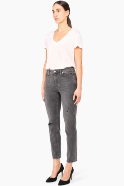 JANICE Denim^Mom Jeans Cooper Destroyed Grijs 811
