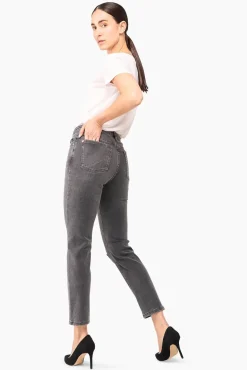 JANICE Denim^Mom Jeans Cooper Destroyed Grijs 811