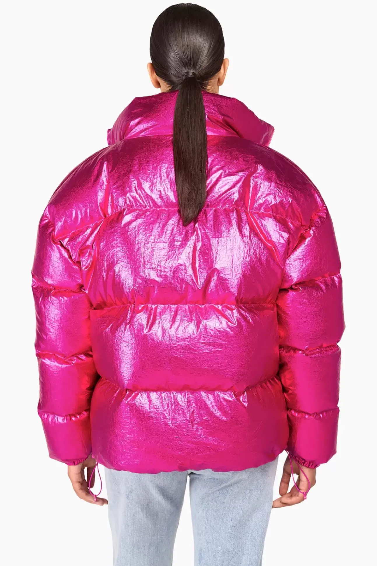 JANICE Jassen^Puffer Jas Dames Jax Roze