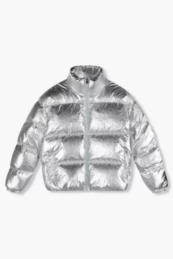 JANICE Jassen^Puffer Jas Dames Jax Silver