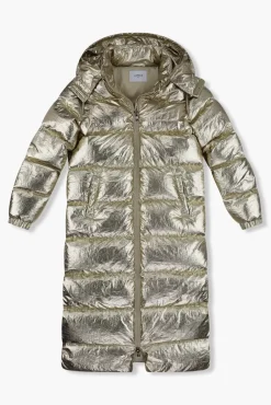 JANICE Jassen^Puffer Jas Dames Lang Derrick Gold