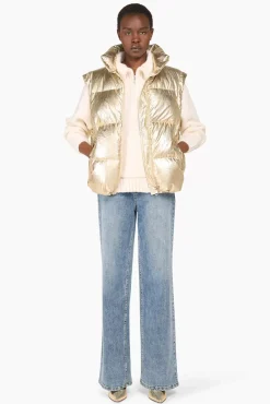 JANICE Jassen^Puffer Vest Dames Byron Gold
