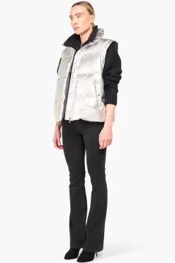 JANICE Jassen^Puffer Vest Dames Byron Silver