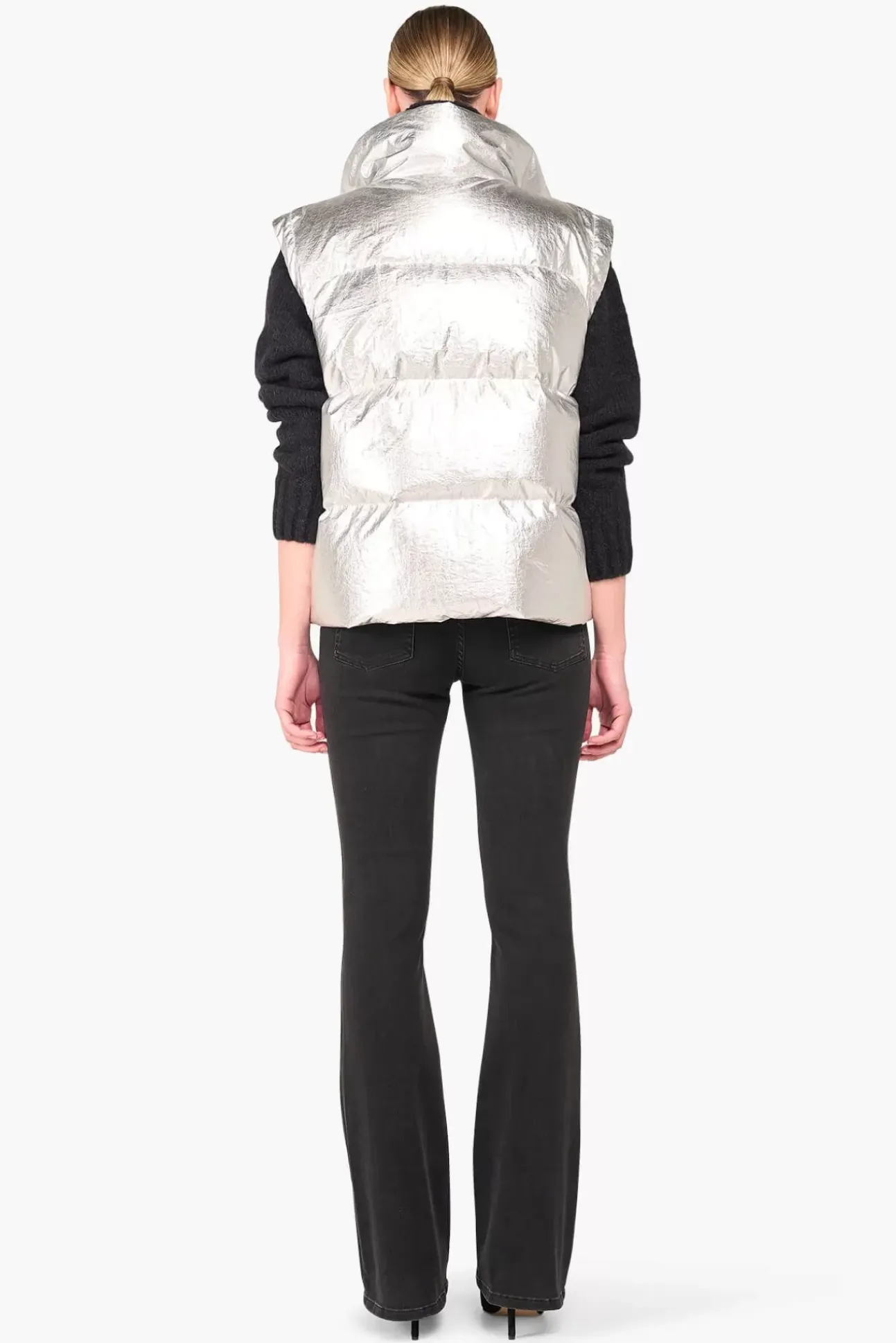 JANICE Jassen^Puffer Vest Dames Byron Silver