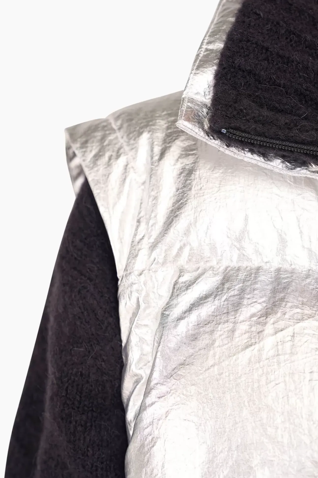 JANICE Jassen^Puffer Vest Dames Byron Silver