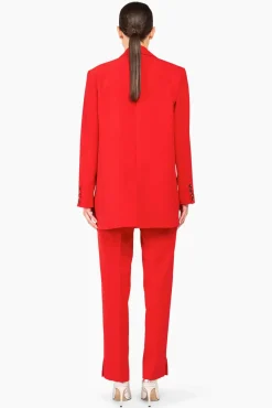 JANICE Pakken^Rood Oversized Dames Pak