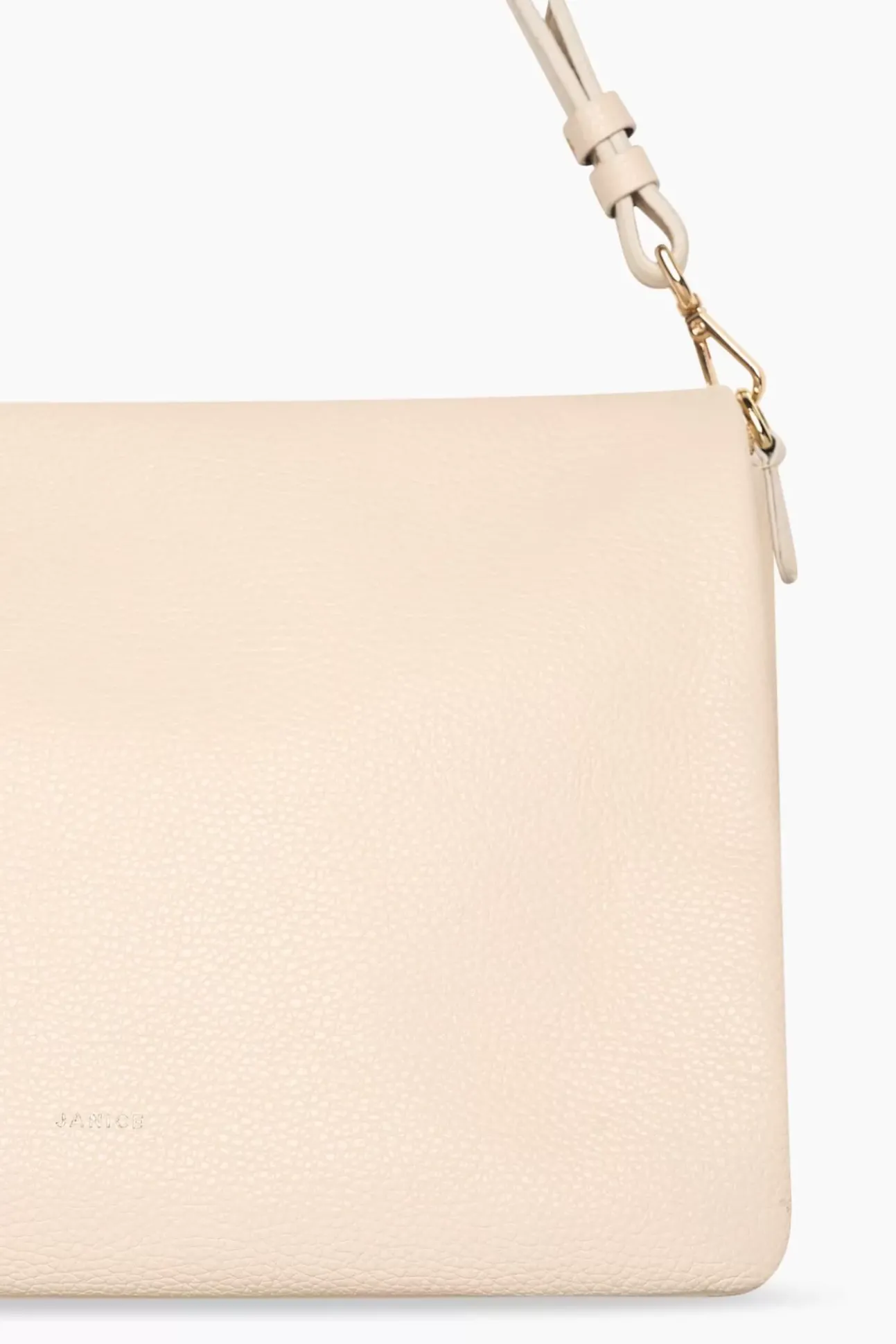 JANICE Tassen^Schoudertas Leer Carter Off White