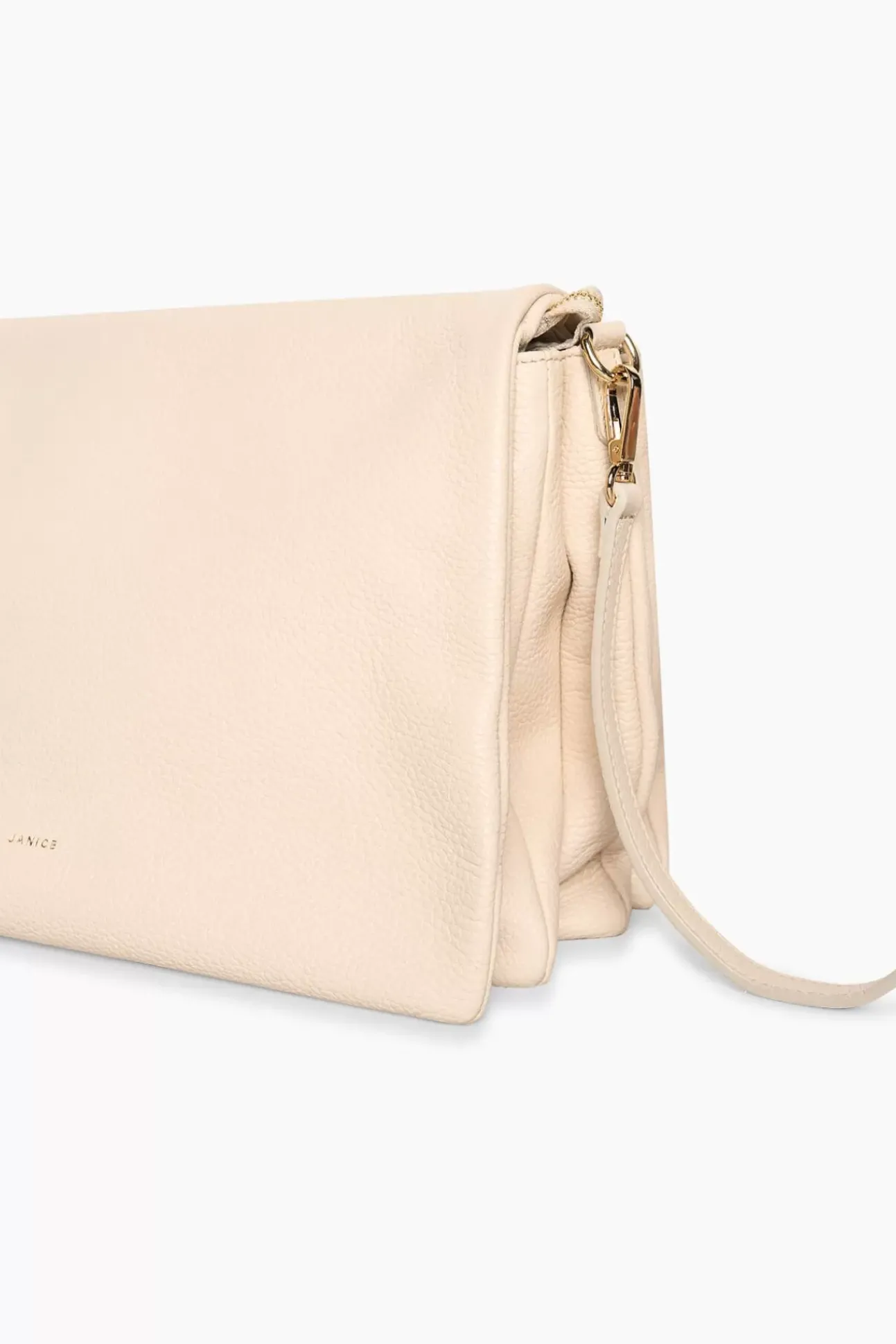 JANICE Tassen^Schoudertas Leer Carter Off White