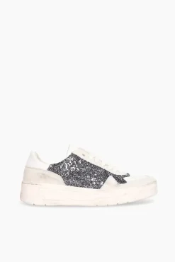 JANICE Sneakers^Sneakers Dames Duncan Grey Gun Metal Glitters