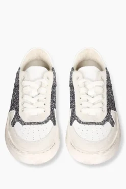 JANICE Sneakers^Sneakers Dames Duncan Grey Gun Metal Glitters