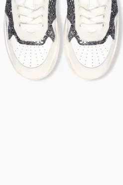 JANICE Sneakers^Sneakers Dames Duncan Grey Gun Metal Glitters