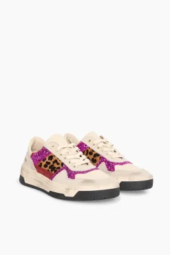 JANICE Sneakers^Sneakers Dames Duncan Multi Leopard Glitters