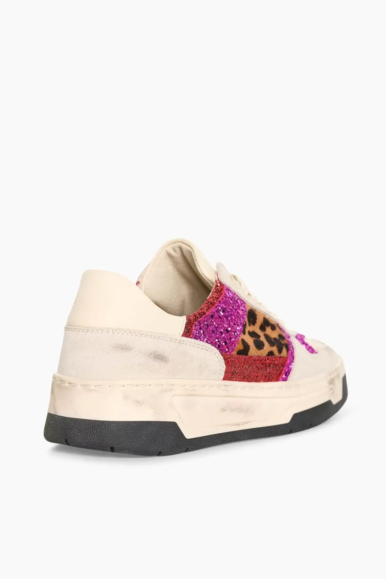 JANICE Sneakers^Sneakers Dames Duncan Multi Leopard Glitters