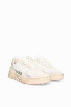 JANICE Sneakers^Sneakers Dames Duncan White Silver Glitters
