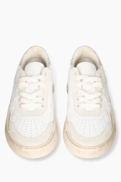 JANICE Sneakers^Sneakers Dames Duncan White Silver Glitters