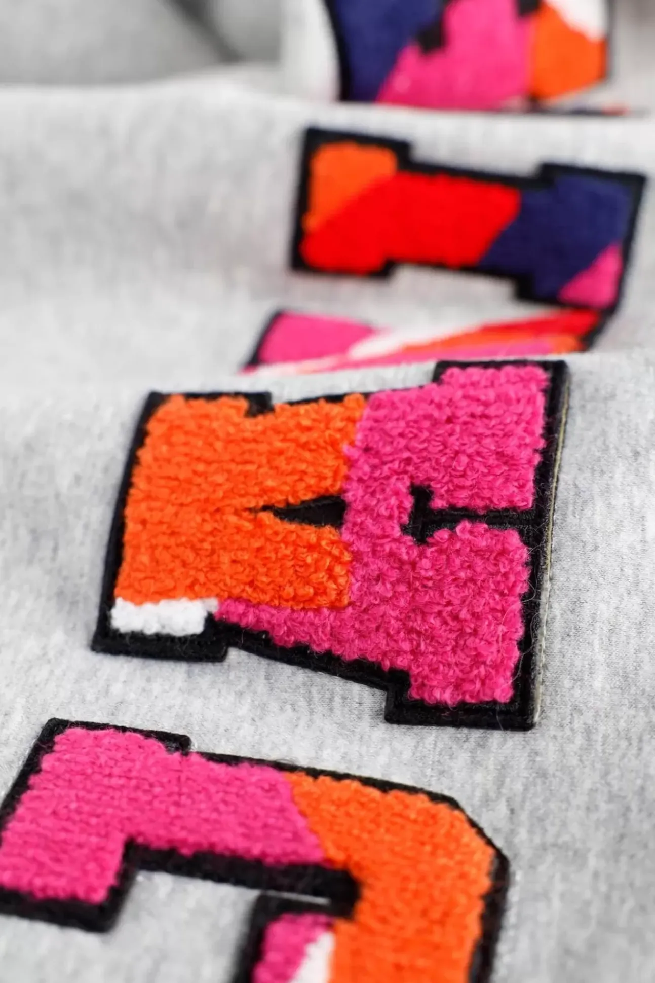JANICE Sweaters & Truien^Sweater Dames Andy Logo Grijs