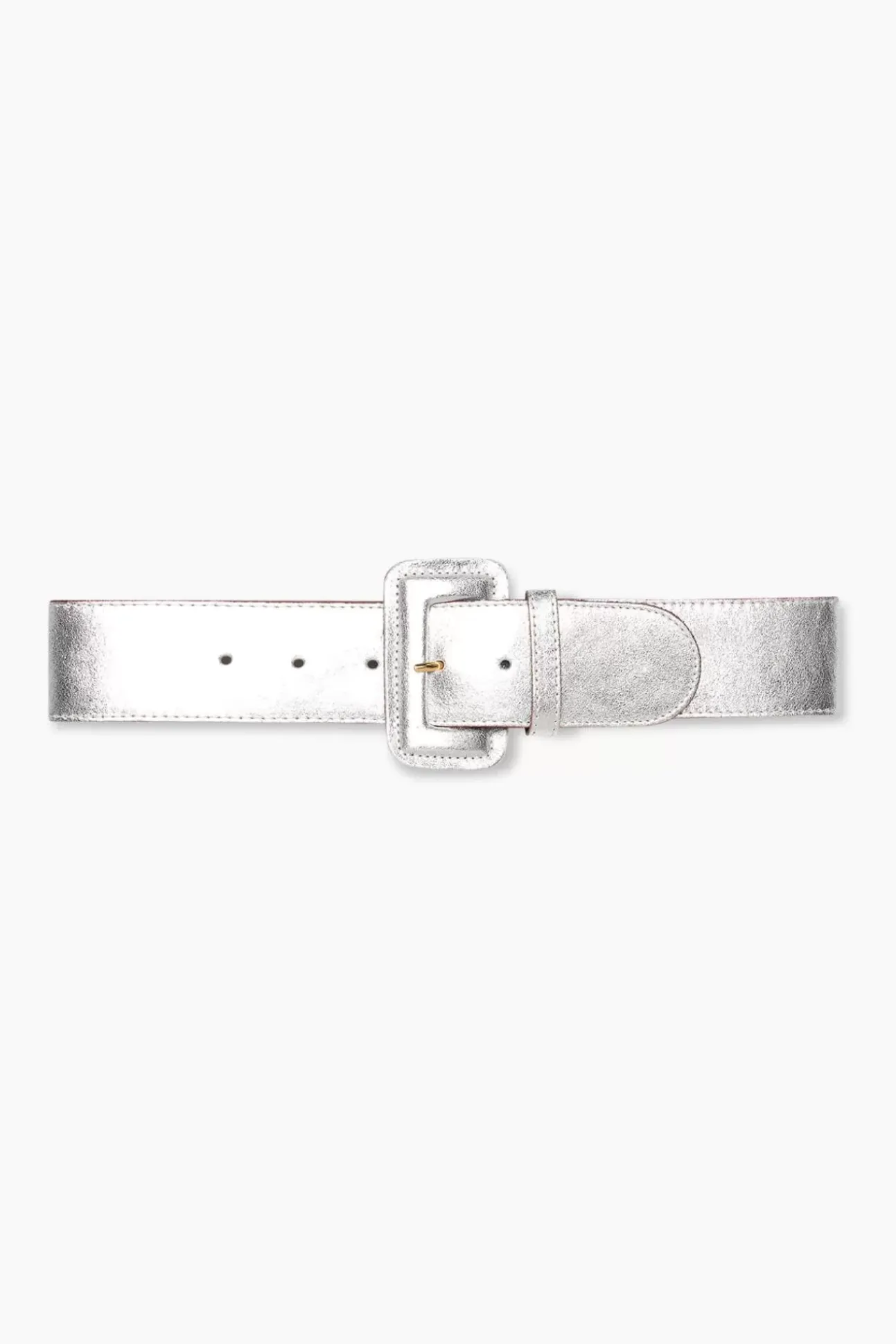 JANICE Leer^Taille Riem Dames Leer Titus Zilver