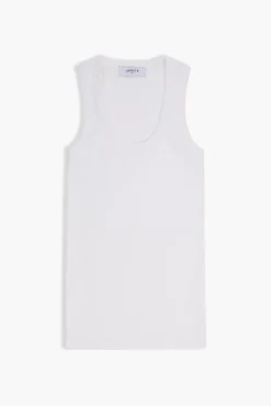 JANICE T-Shirts^Tanktop Dames Katoen Joni White