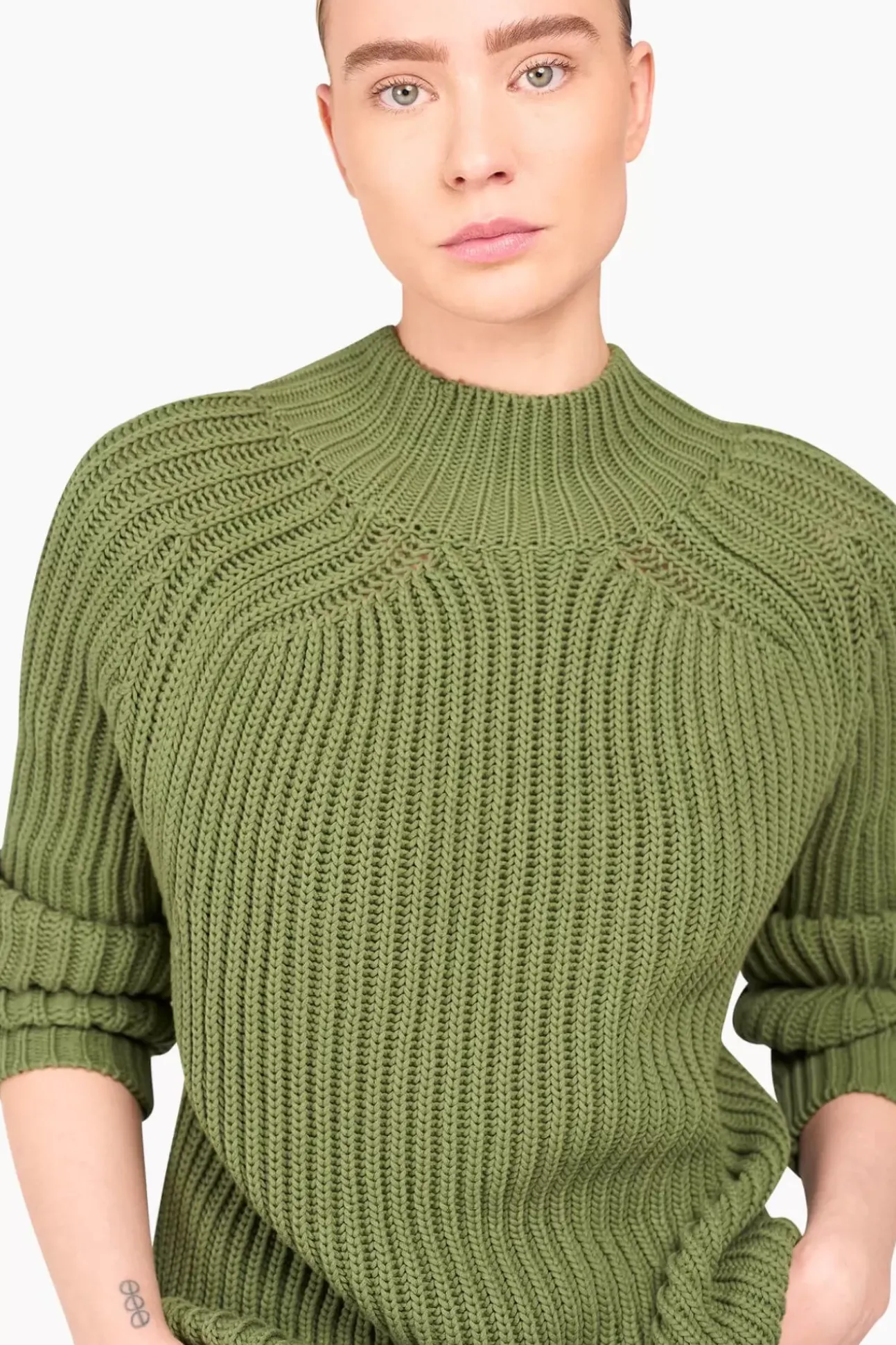 JANICE Sweaters & Truien^Trui Dames Katoen Jenz Groen