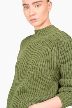 JANICE Sweaters & Truien^Trui Dames Katoen Jenz Groen