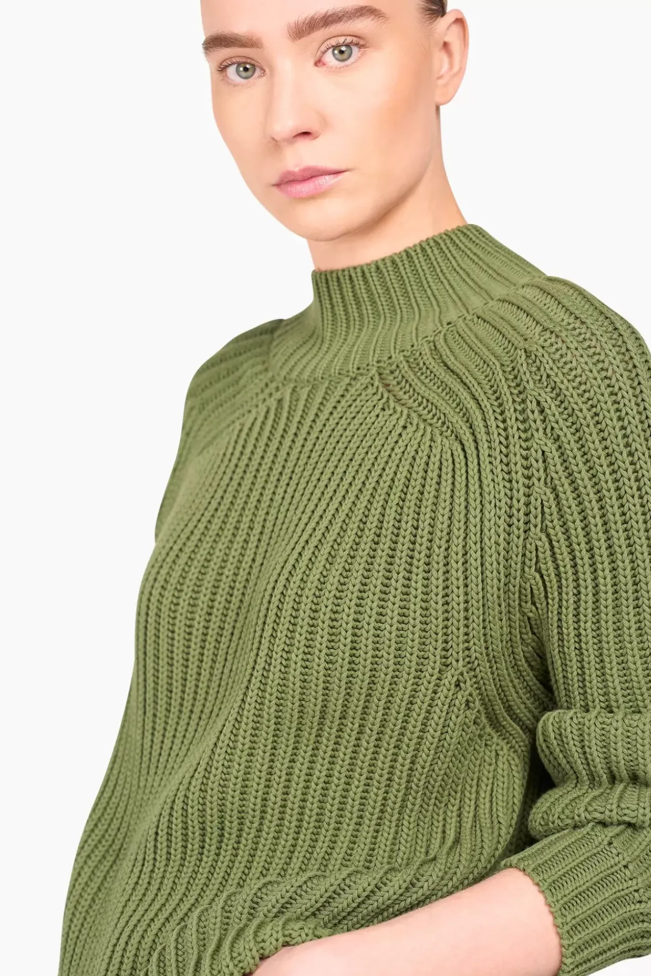 JANICE Sweaters & Truien^Trui Dames Katoen Jenz Groen
