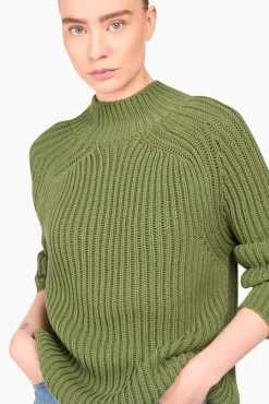 JANICE Sweaters & Truien^Trui Dames Katoen Jenz Groen