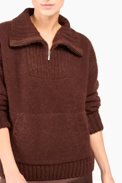 JANICE Sweaters & Truien^Trui Dames Merino Wol Abel Bruin