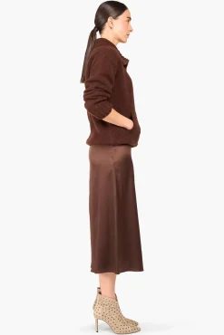 JANICE Sweaters & Truien^Trui Dames Merino Wol Abel Bruin