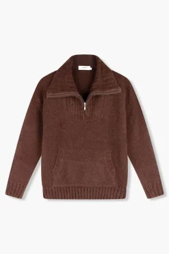 JANICE Sweaters & Truien^Trui Dames Merino Wol Abel Bruin