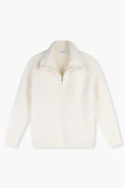 JANICE Sweaters & Truien^Trui Dames Merino Wol Abel Off White
