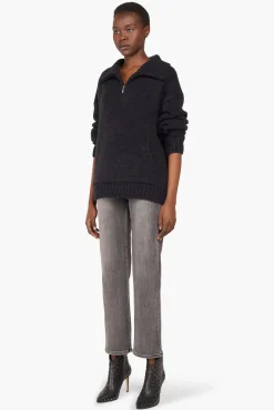 JANICE Sweaters & Truien^Trui Dames Merino Wol Abel Zwart