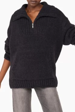JANICE Sweaters & Truien^Trui Dames Merino Wol Abel Zwart