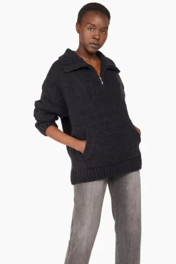 JANICE Sweaters & Truien^Trui Dames Merino Wol Abel Zwart