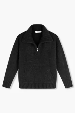 JANICE Sweaters & Truien^Trui Dames Merino Wol Abel Zwart