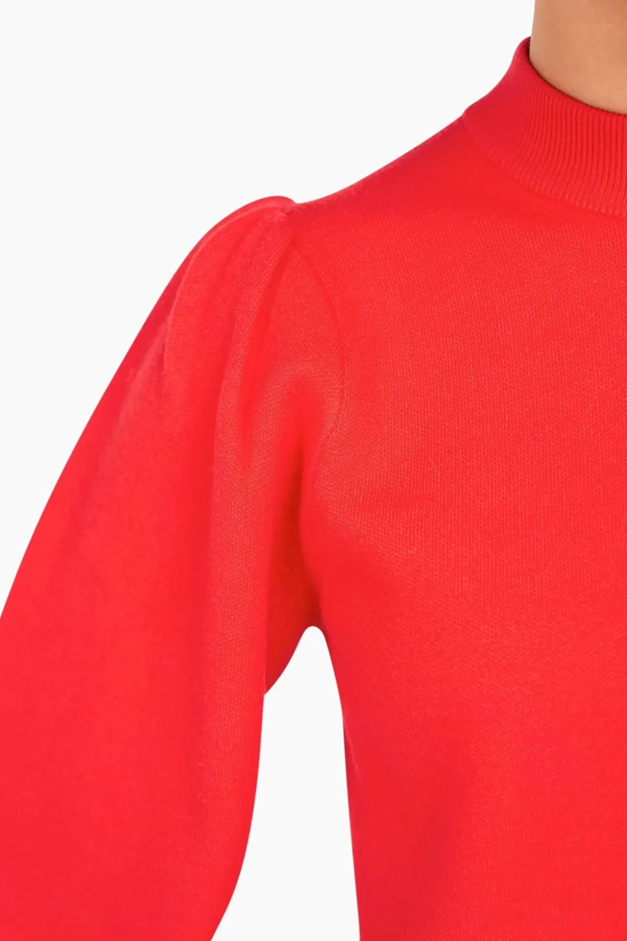 JANICE Sweaters & Truien^Trui Pof Mouw Jay Rood