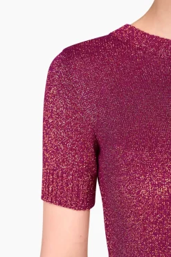 JANICE Sweaters & Truien^Truitje Dames Lurex Tyson Burgundy